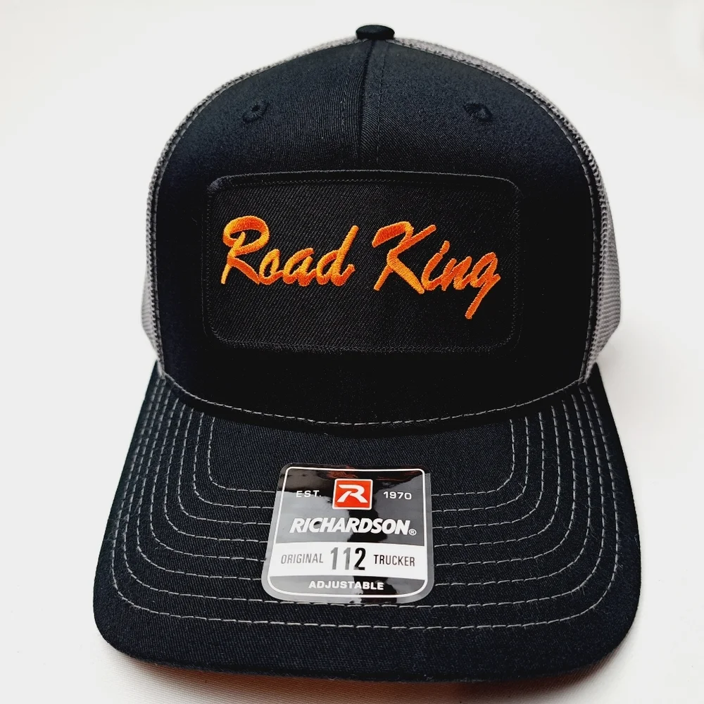 Road King Harley Richardson 112 Trucker Embroidered Patch Mesh Snapback…